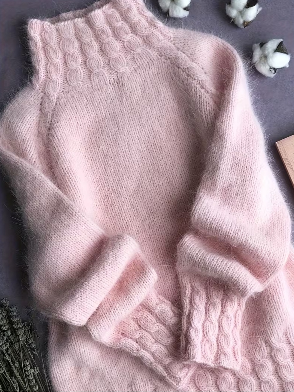 Autumn/Winter New Gentle Style Versatile Niche Home Pullover Sweater